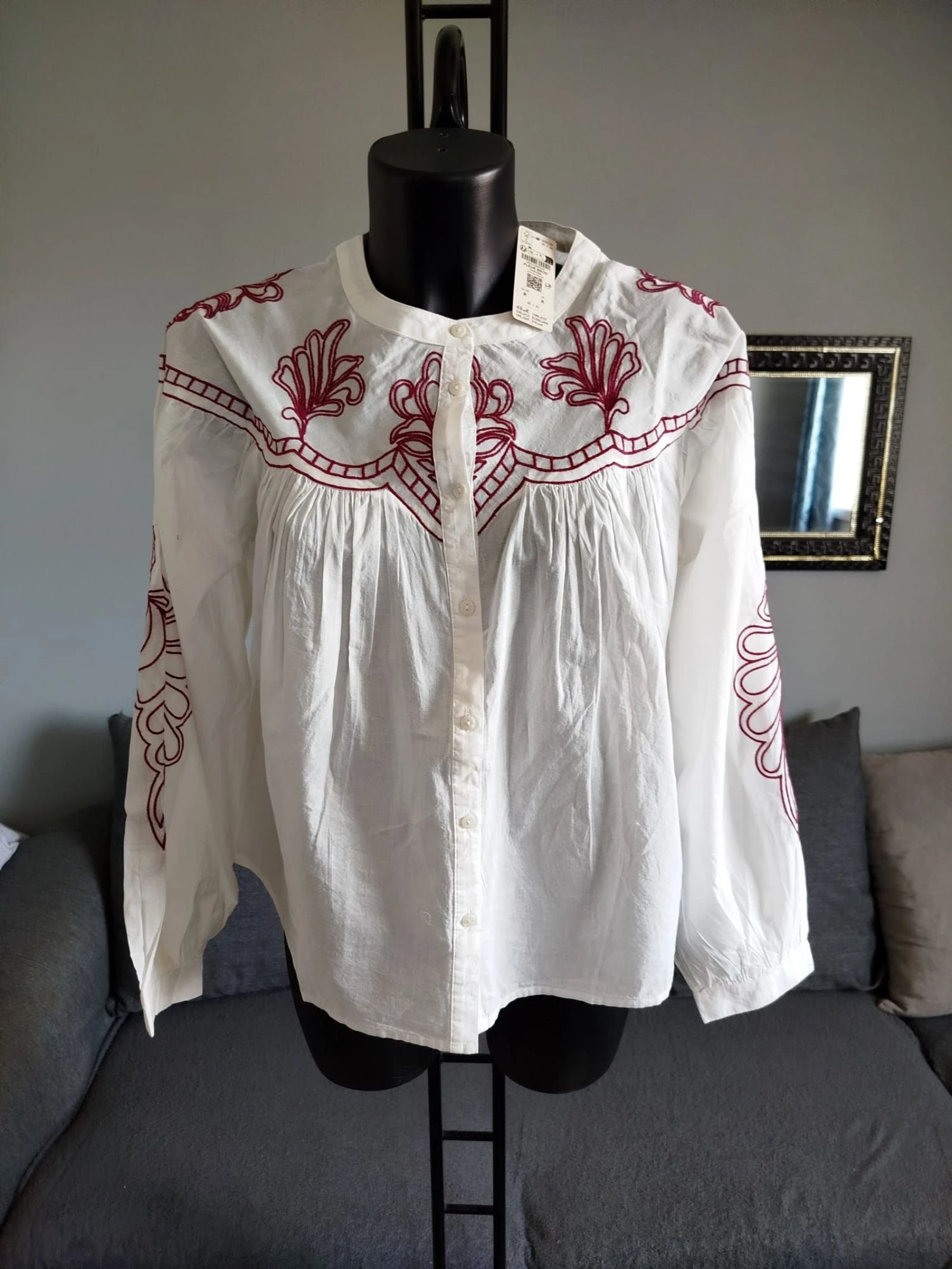 Etam chemise brodée M